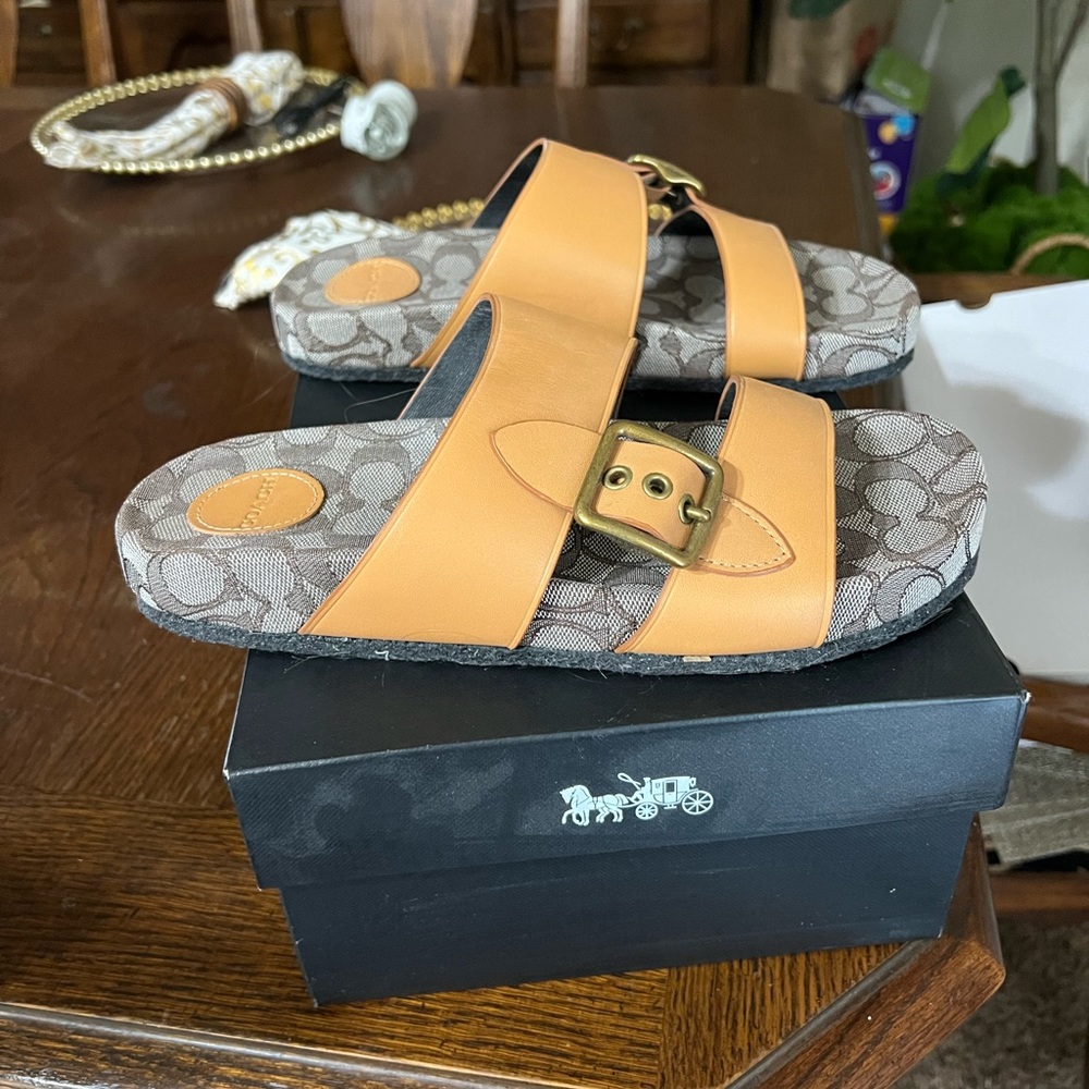 Coach sandals